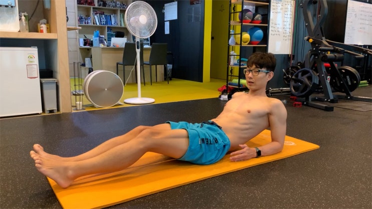 레그 레이즈 허리가 아플 때 대체 운동