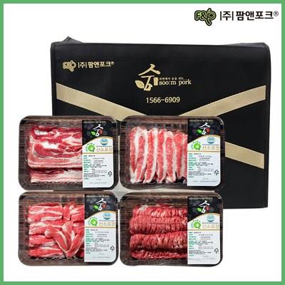  [요리하는남자들] 한돈 국내산 돼지고기 프리미엄 선물세트 2kg 삼겹살 항정살 가브리살 갈매기살 구이용 캠핑고기 바베큐 바비큐 명절선물세트 꿀가성비 정보 