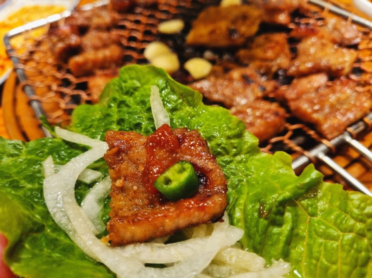  제주 노형동 맛집 돼지갈비 단짠단짠의 정석 제주본참숯불갈비