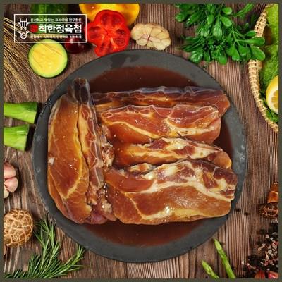  착한정육점 무항생제 한돈 LA식양념갈비 구이용 1kg 추천 