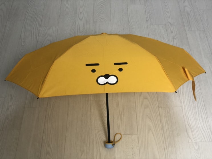 카카오 프렌즈 5단 슬림 페이스 캡슐(라이언) MU 우산 리뷰