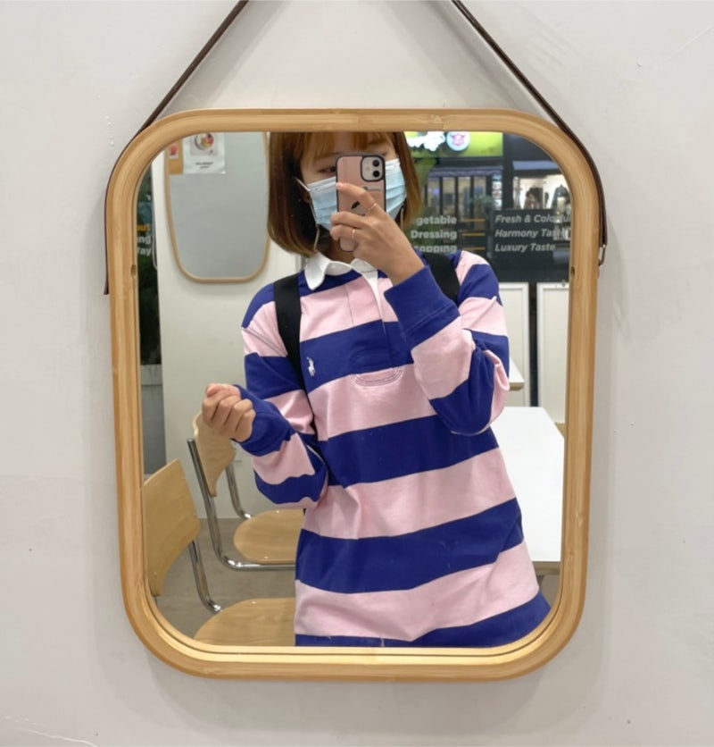 폴로 랄프로렌 럭비티 아이코닉 럭비셔츠 남성 xs 사이즈 (롯데백화점 구매)