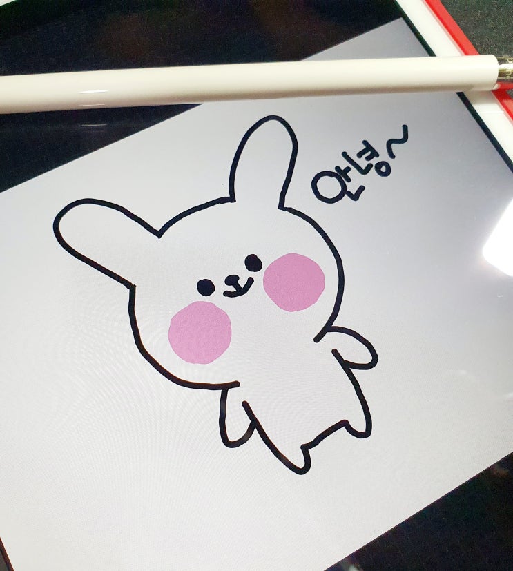  카카오톡 이모티콘 발 그림 연습