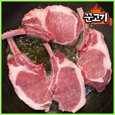  꾼고기 이베리코 뼈등심 돈마호크 프렌치랙 컷팅 1kg 놓치면 후회 