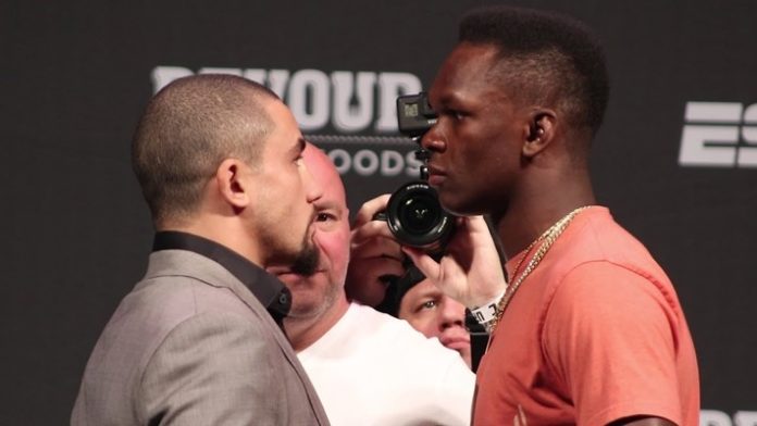 UFC 270 이스라엘 아데산야 vs 로버트 휘태커 2 구두 동의...성사 임박 등 MMA 뉴스 UFC 270 이스라엘 아데산야 vs 로버트 휘태커 2 구두 동의...성사 임박 등 MMA 뉴스