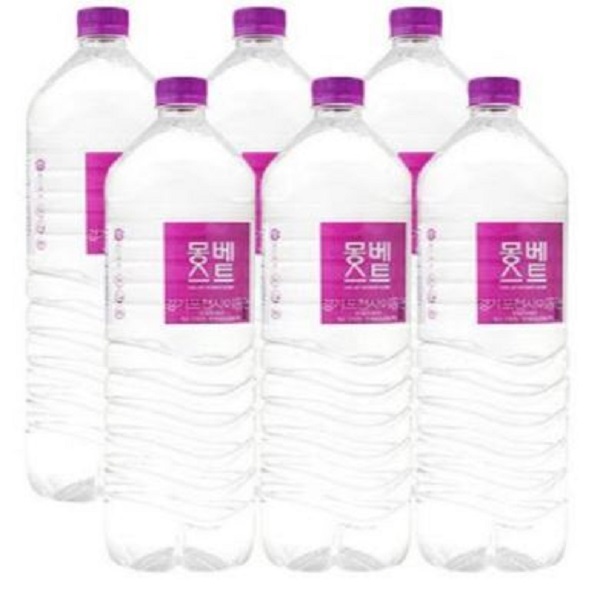 의외로 인기있는 한국청정음료 몽베스트 생수 모음 330ml 1L 2L (안심박스포장), 2L x 6펫(안심박스포장) 좋아요 의외로 인기있는 한국청정음료 몽베스트 생수 모음 330ml 1L 2L (안심박스포장), 2L x 6펫(안심박스포장) 좋아요