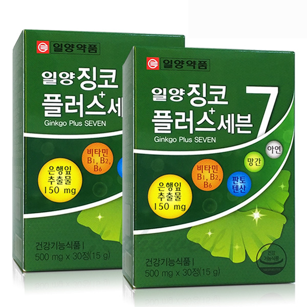 인지도 있는 일양약품 징코플러스 은행잎추출물 기억력 혈행개선, 15g, 2개 추천해요