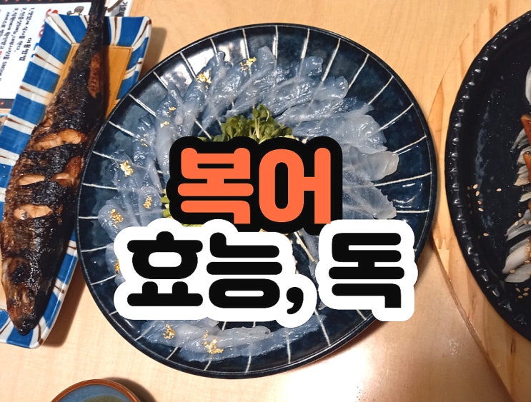  세계의 별미 복어 효능 and  복어 독의 증상들