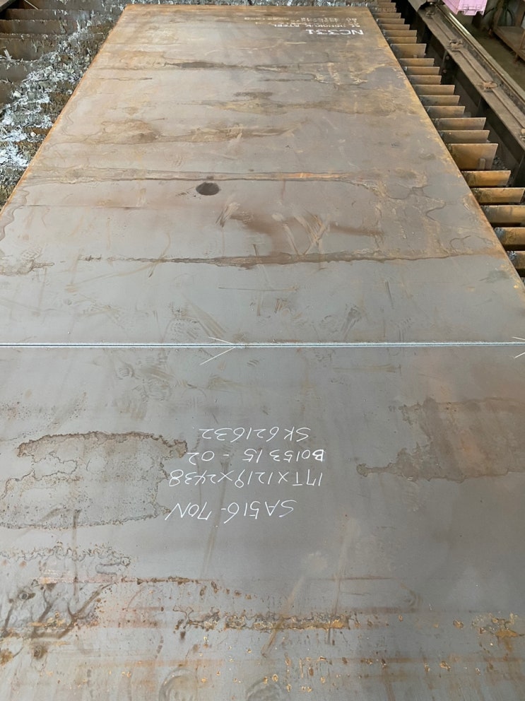  ASME SA516-70N - 17T 모형절단 및 원판 도소매
