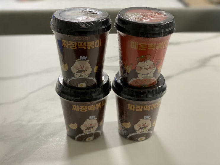  유비맘 떡볶이 짜장떡볶이/매운떡볶이 18개월아기 떡볶이