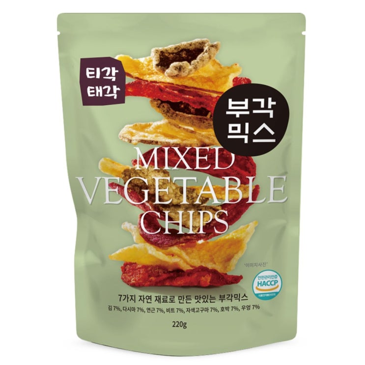 잘팔리는 속초 티각태각 부각 믹스 220g 1봉 7가지 맛 추천합니다