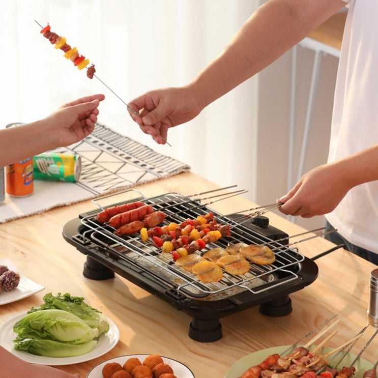 많이 팔린 박세리 미니 전기 그릴 화로 연기없는 닭꼬치 그릴 불판 ··· 많이 팔린 박세리 미니 전기 그릴 화로 연기없는 닭꼬치 그릴 불판 ···