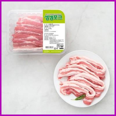  생생포크 한돈 1등급 삼겹살 구이용 (냉장) 꿀정보 