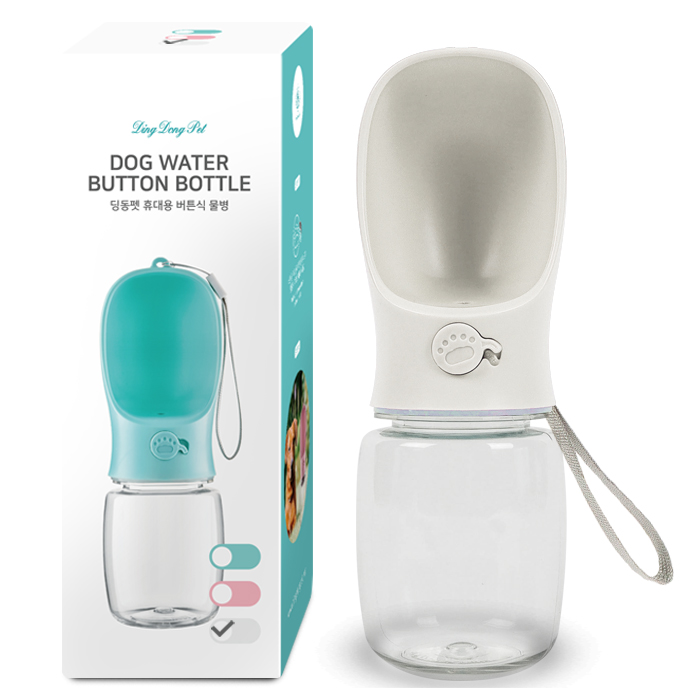 인지도 있는 딩동펫 반려동물 휴대용 버튼식 물병 350ml, 화이트, 1개 추천해요 인지도 있는 딩동펫 반려동물 휴대용 버튼식 물병 350ml, 화이트, 1개 추천해요