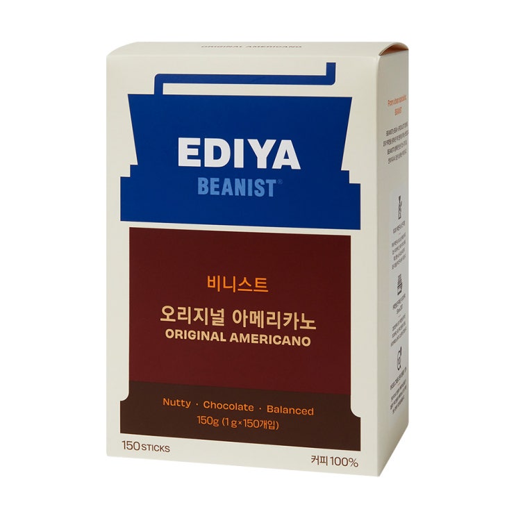 인기 많은 이디야 비니스트 오리지널 아메리카노 원두커피믹스, 1개, 150개입 추천합니다 인기 많은 이디야 비니스트 오리지널 아메리카노 원두커피믹스, 1개, 150개입 추천합니다