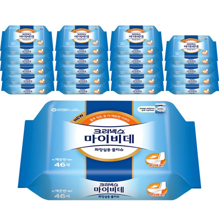 선택고민 해결 크리넥스 마이비데 화장실용 물티슈 리필형, 20팩, 46매 추천해요 선택고민 해결 크리넥스 마이비데 화장실용 물티슈 리필형, 20팩, 46매 추천해요