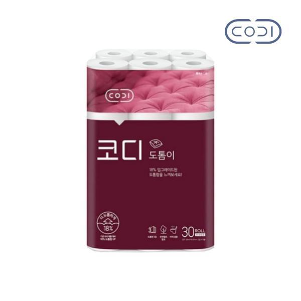 인기 많은 ZOJ607396코디 도톰이 고평량 30m 3겹 30롤 화장지, 1 ··· 인기 많은 ZOJ607396코디 도톰이 고평량 30m 3겹 30롤 화장지, 1 ···