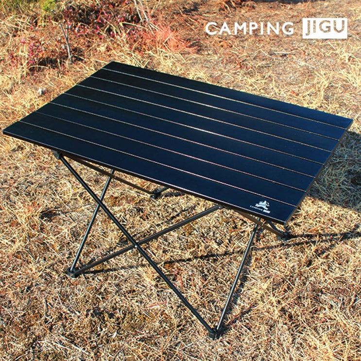 잘나가는 캠핑지구 알루미늄 캠핑 롤 테이블 접이식 사이드 백패킹 미니멀 폴딩 초경량, 캠핑롤테이블[블랙/S] 추천합니다