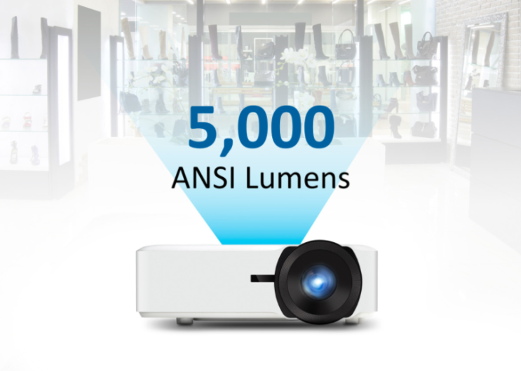 뷰소닉 LS860WU 레이저 단초점프로젝터 특가판매 /투사거리표