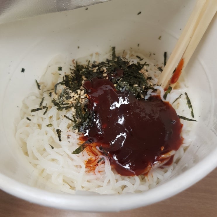  세이면 비빔국수 후기/영양정보