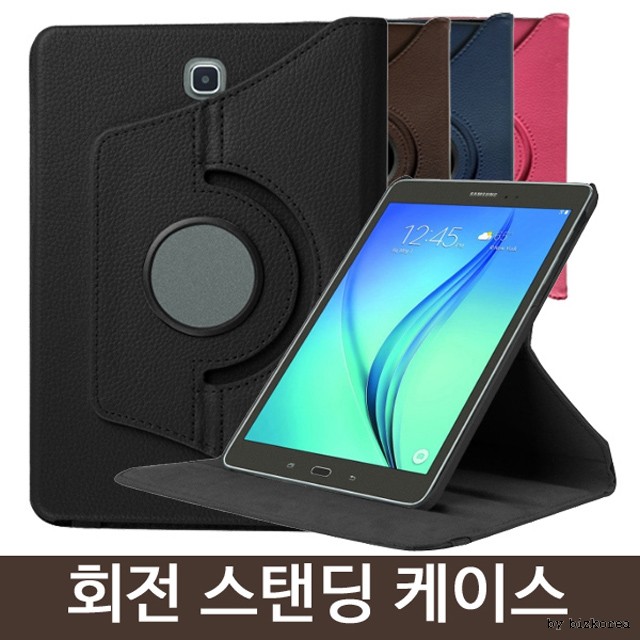 많이 팔린 갤럭시탭A6 10.1 SM-T580 T585NO 회전스탠드케이스, T580방탄유리1매 ···