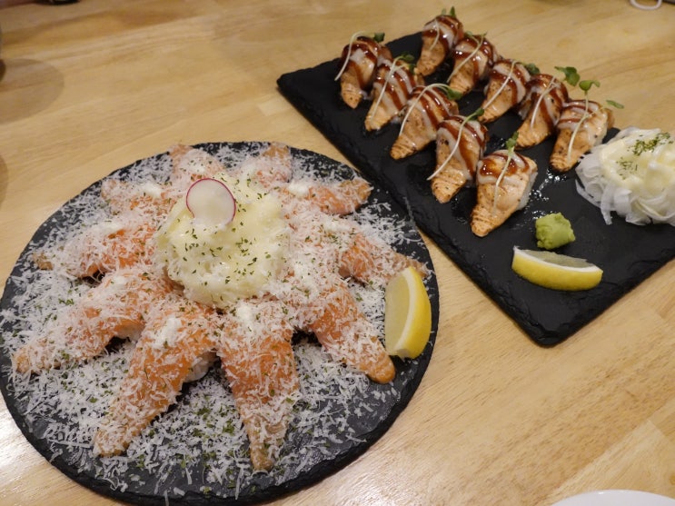  애월연어 노형점 한라산 스노우초밥이 유명한 연어 초밥 맛집