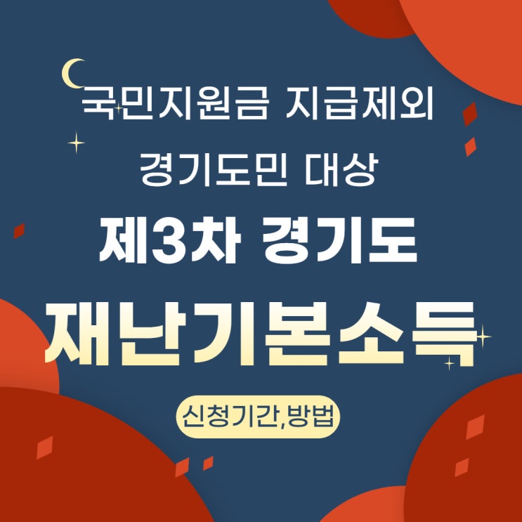 제3차 경기도 재난지원금 신청 기간, 방법, 코로나 국민지원금 지급 제외 경기도민 대상 신청하기