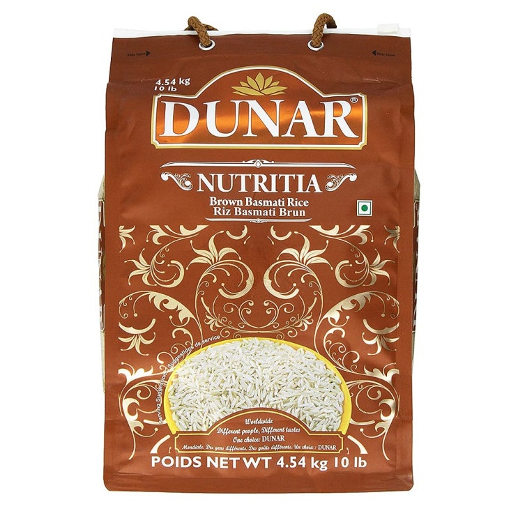 가성비 뛰어난 Dunar Nutritia 바스마티 인도쌀 현미 4.54kg 좋아요