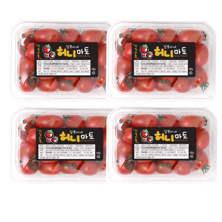 많이 찾는 자이리톨 달콩이네 허니마토 500g x 4팩 (아이스박스포장) 스테비아 단마토 대추방울토마토, 4개 좋아요 많이 찾는 자이리톨 달콩이네 허니마토 500g x 4팩 (아이스박스포장) 스테비아 단마토 대추방울토마토, 4개 좋아요