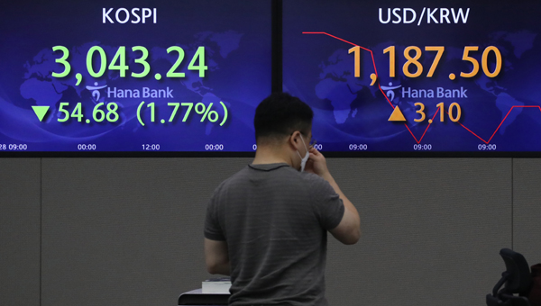  개미 이달에만 1.8조 사들였는데…코스닥 1000 무너졌다