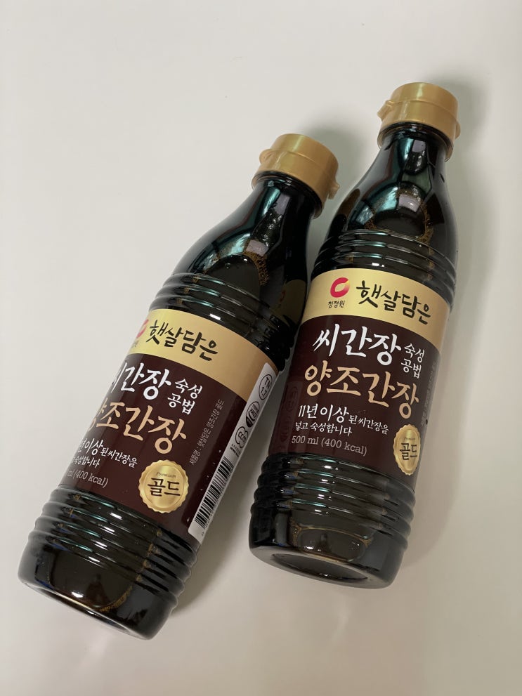  청정원 햇살담은 씨간장 숙성공법 양조간장으로 만든 매운갈비찜