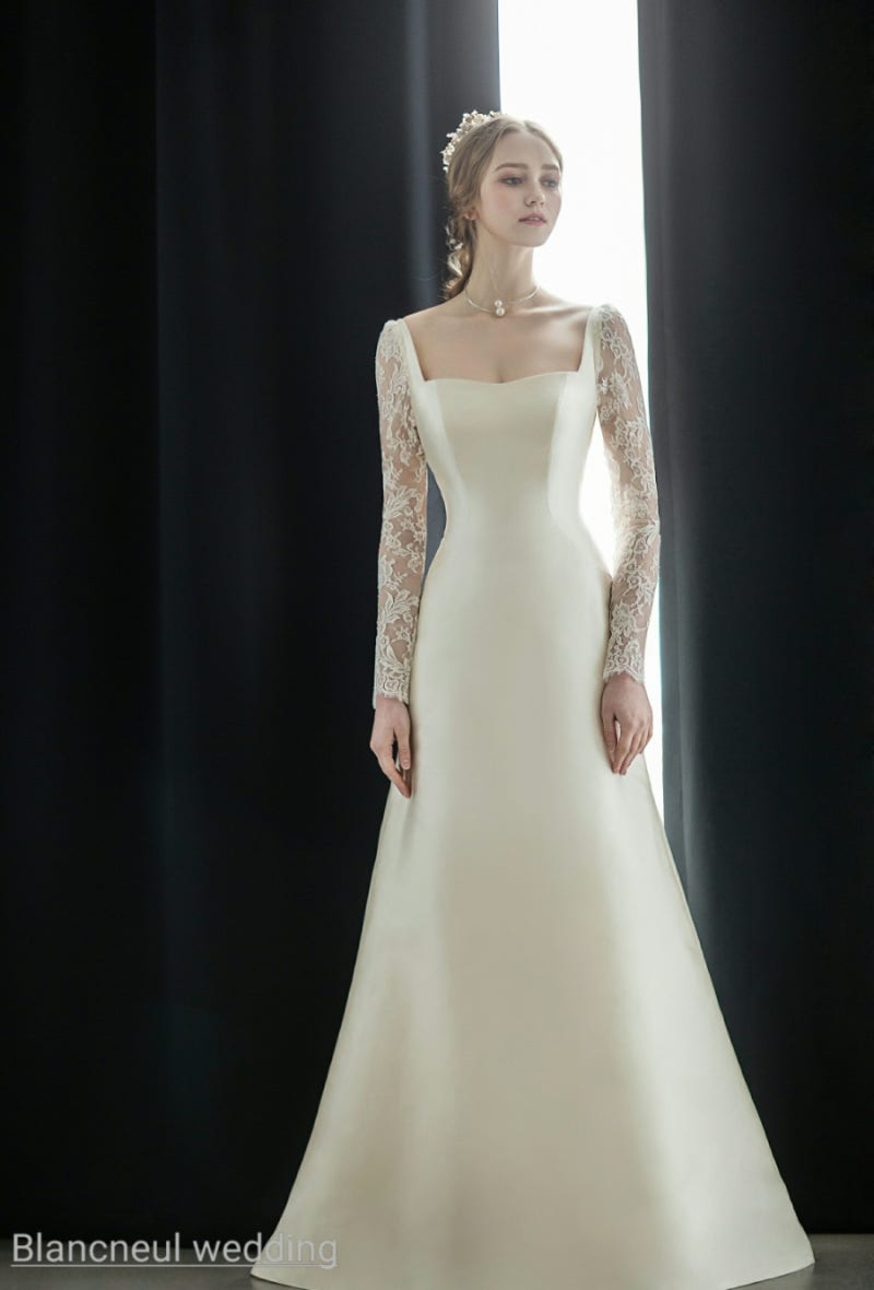 체형별 실크웨딩드레스 고르는 법/심플한 실크드레스의 계절이 왔어요 : 네이버 블로그, image size:800x1180