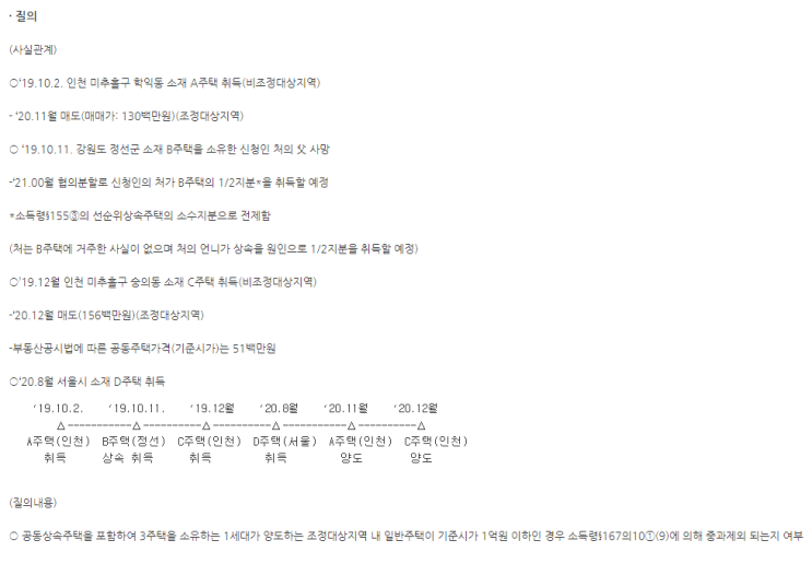 [안산세무사.군포세무사가 직접 상담하는]조정대상지역 내 공시가격이 1억원 이하인 주택의 중과 여부(소형주택)