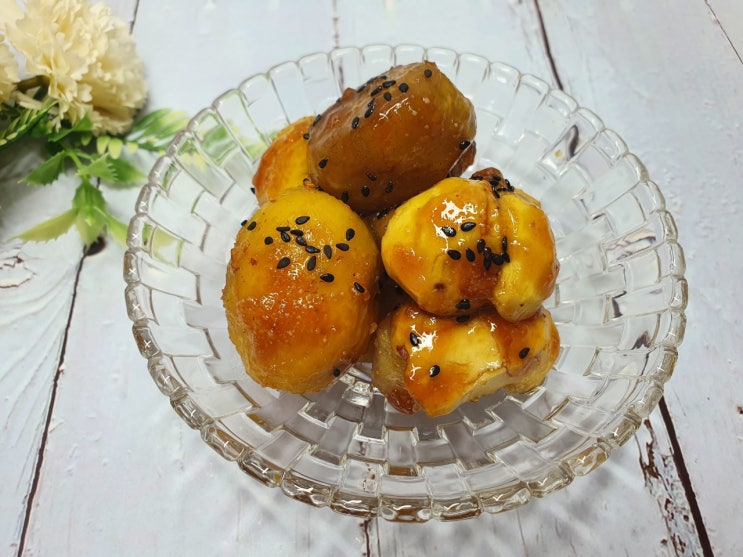  밤맛탕 만들기 바삭 달콤한 간식 밤빠스 달라붙지 않는 꿀팁!