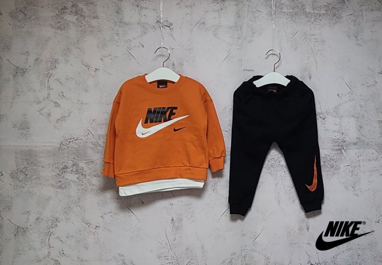  나이키 트리플 레이어드 세트 오렌지