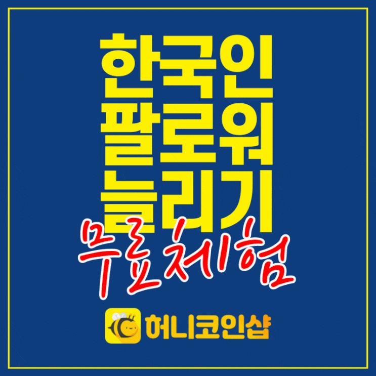  인스타 팔로워 구매 후 셀럽시작