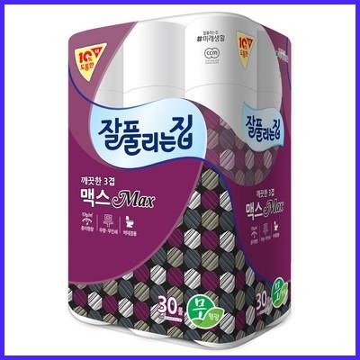  잘풀리는집 깨끗한 3겹 맥스 화장지 30m 추천 