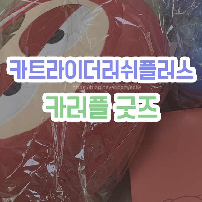  [카트라이더 러쉬플러스] 카러플 x 카카오T 이벤트 당첨 스페셜 굿즈 후기