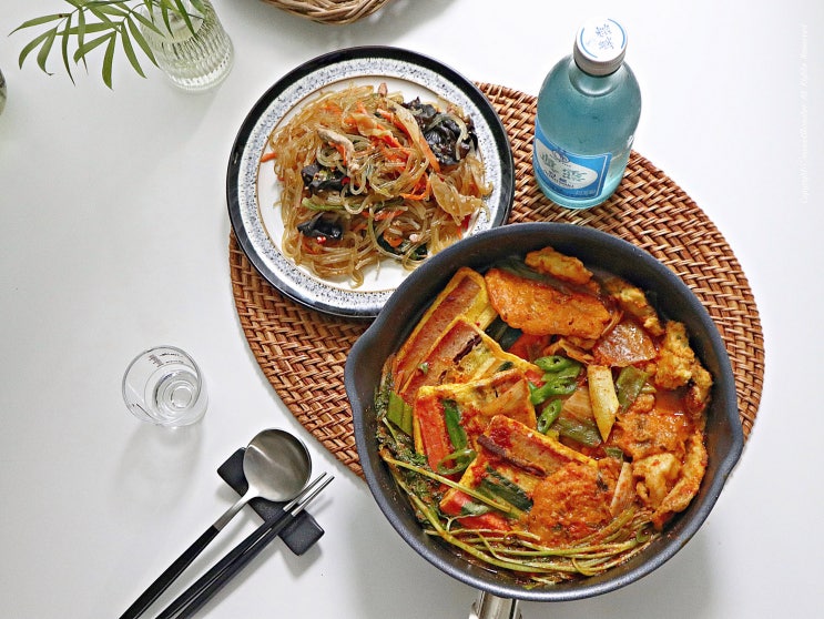  모둠전 찌개 만드는 법 해피콜 플렉스팬 브레이브걸스에디션