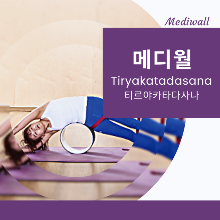 동두천 메디월(테라피월), 티르야카 타다아사나, 척추 골반 정렬에 좋은 동작
