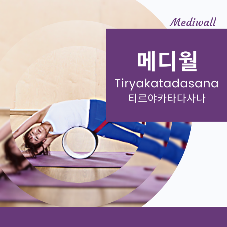  동두천 메디월(테라피월), 티르야카 타다아사나, 척추 골반 정렬에 좋은 동작