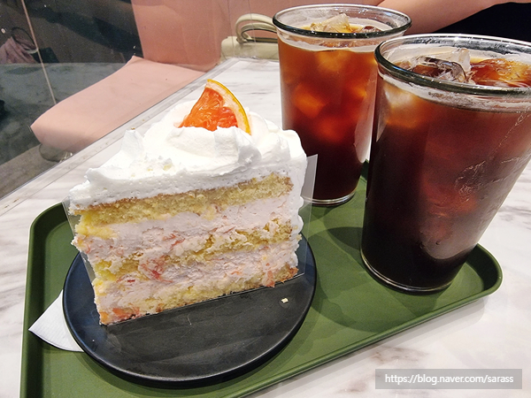  MOCA 자몽케이크 맛집 카페  (잠실 롯데월드몰)
