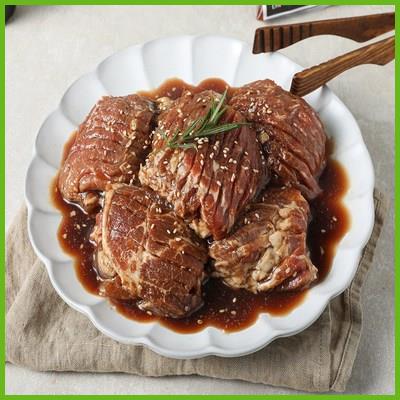  갈비아저씨 수제 돼지갈비 맛 숯불 양념목살 왕구이 300G 정보 