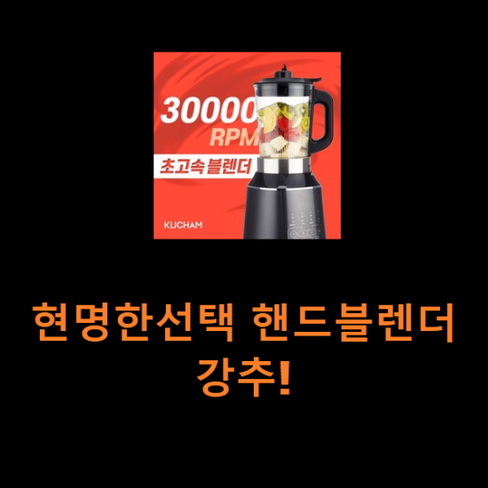 현명한선택 핸드블렌더 강추! 현명한선택 핸드블렌더 강추!