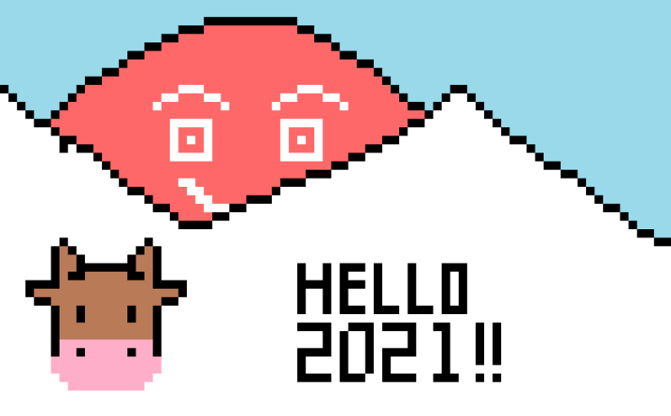  2021년 새해가 왔습니다