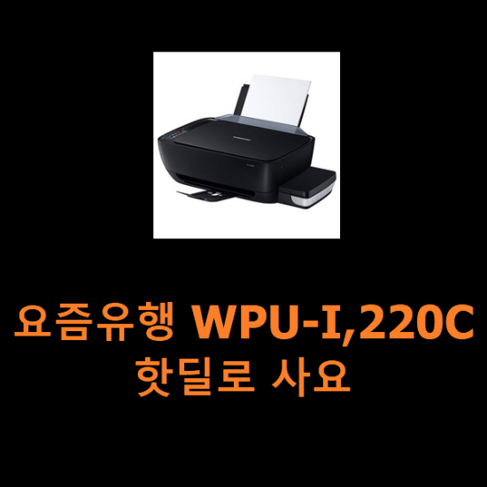 요즘유행 WPU-I,220C 핫딜로 사요