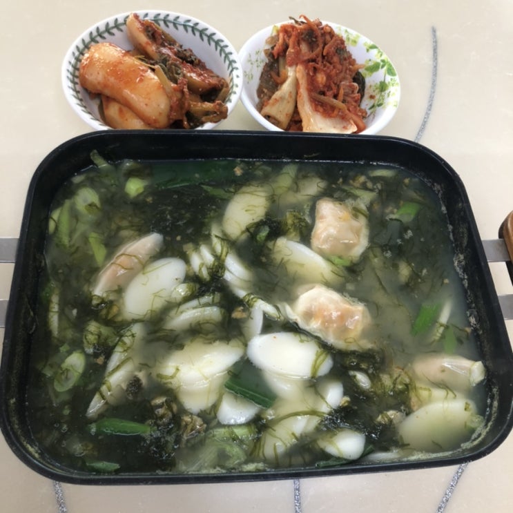  [블로그씨]첫날 매생이굴떡국으로 새해 시작