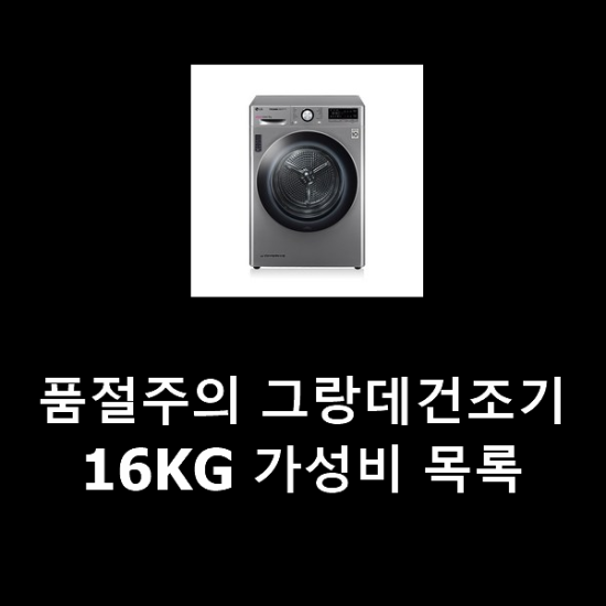 품절주의 그랑데건조기16KG 가성비 목록 품절주의 그랑데건조기16KG 가성비 목록