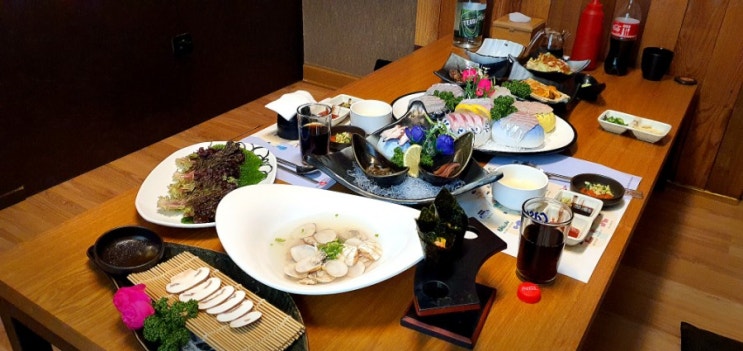  구미 산동 맛집, 하루(활어회, 광어, 밀치, 농어, 초밥)