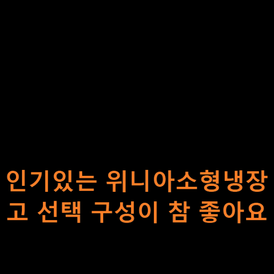인기있는 위니아소형냉장고 선택 구성이 참 좋아요 인기있는 위니아소형냉장고 선택 구성이 참 좋아요